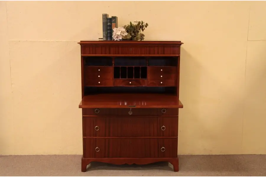 Photo of Mahogany Vintage Secretary Desk