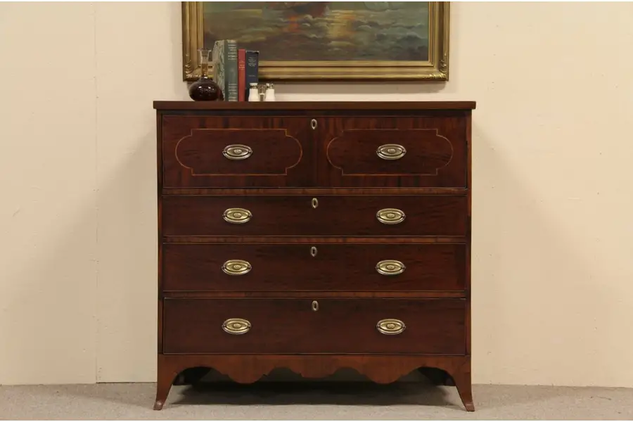 Photo of Federal Hepplewhite 1790 Secretary Desk