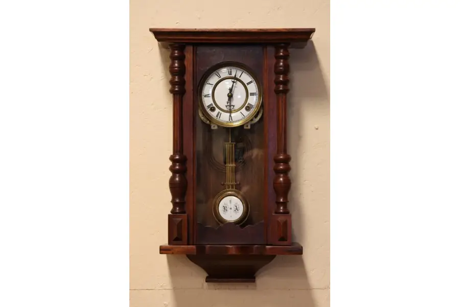Photo of Victorian Style Mahogany Wall Clock