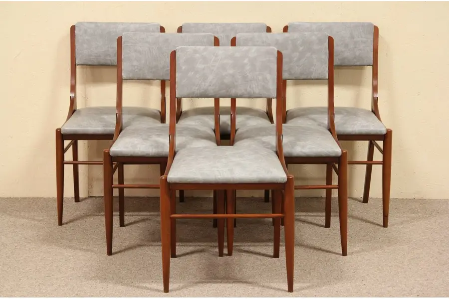 Photo of Set of 6 Danish Midcentury Modern Dining Chairs