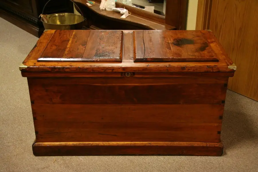 Photo of Antique 1890's Cedar Trunk, Chest, or Coffee Table
