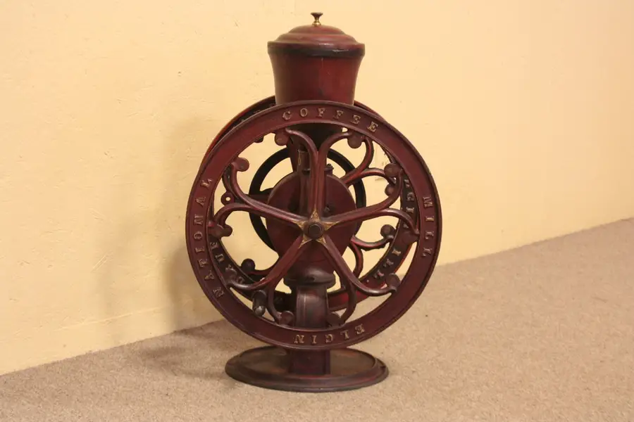 Photo of Elgin National Antique Iron Coffee Grinder