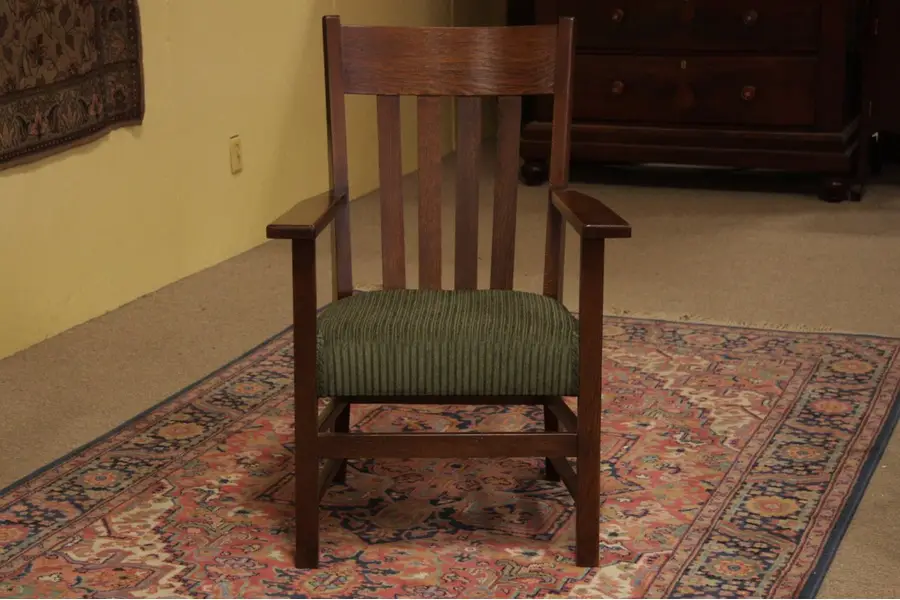 Photo of Arts & Crafts Mission Oak Armchair