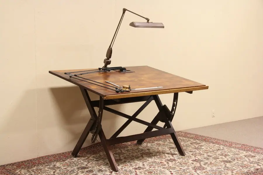 Photo of McCormick 1925 Drafting Table , Architect or Artist Desk