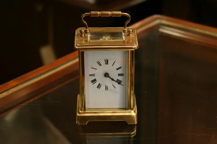 Photo of French Antique Carriage Clock, 1900