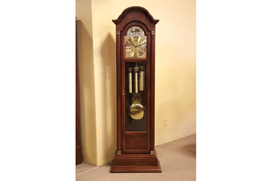 Photo of Seth Thomas Tall Case Cherry Grandfather Clock