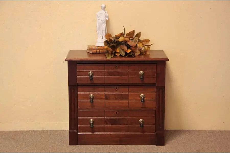 Photo of Victorian Eastlake Small Chest or Dresser