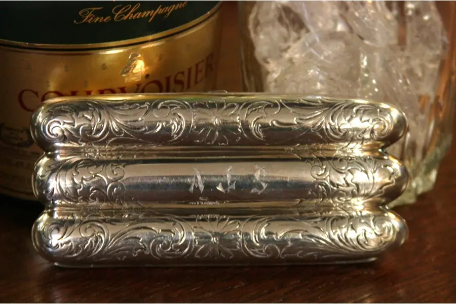 Photo of Victorian Sterling Silver 1890 Cigar Case