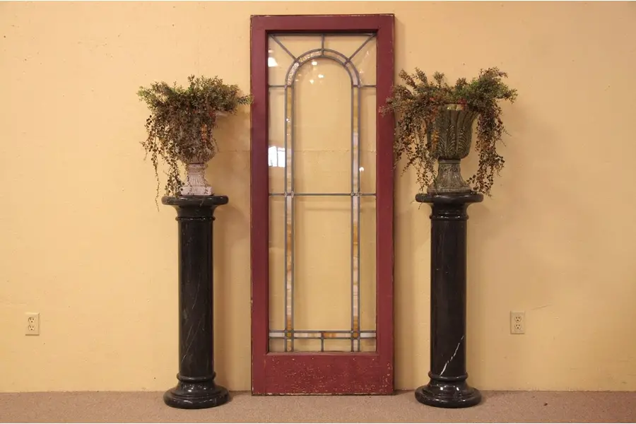 Photo of Pair Charcoal Black Marble Columns or Pedestals