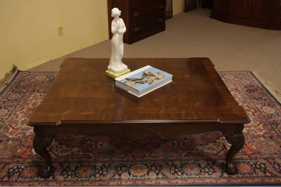 Photo of Henredon Chippendale Claw and Ball Foot Coffee Table