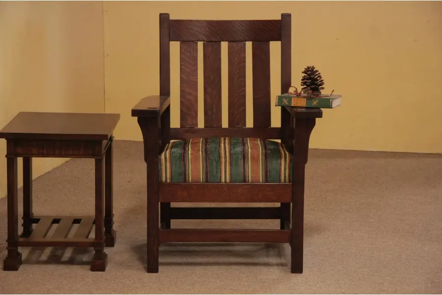 Photo of Arts & Crafts Mission Oak Armchair