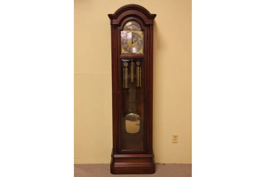 Photo of Colonial Cherry Tall Case or Grandfather Clock