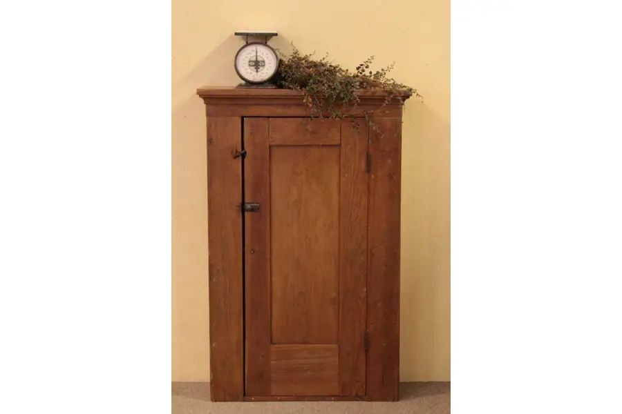 Photo of Country Pine Wall Cabinet or Hanging Cupboard