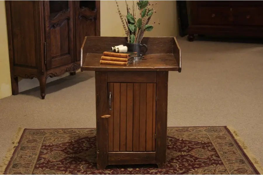 Photo of Country Pine Washstand, Dry Sink, or Nightstand