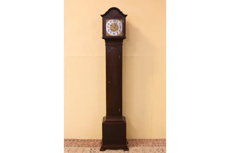 Photo of Grandmother Tall Case Antique Gilbert Clock