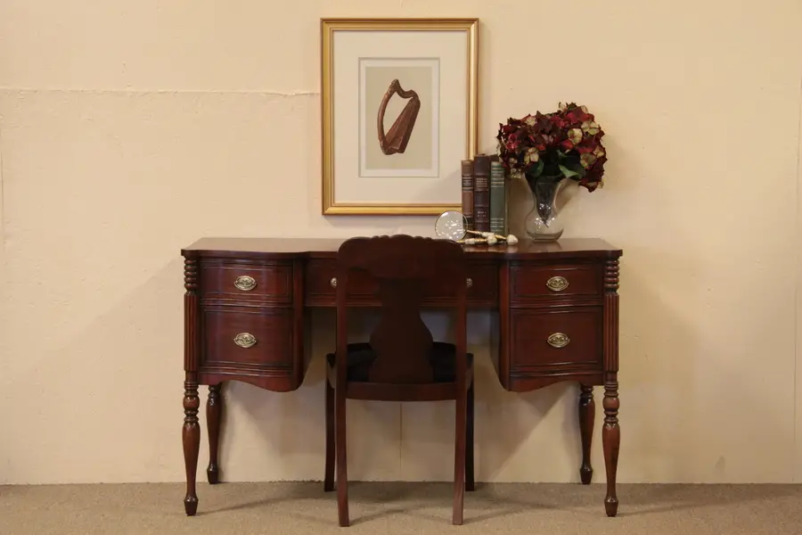 Photo of Sheraton 1930's Mahogany Writing Desk