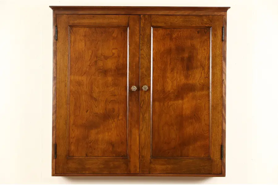 Photo of Hotel Countertop or Hanging Key Cabinet, 98 Cubby Holes, 1910 Antique