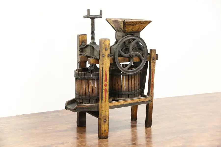 Photo of Apple Cider or Wine Press, Standard Medium 1900 Antique