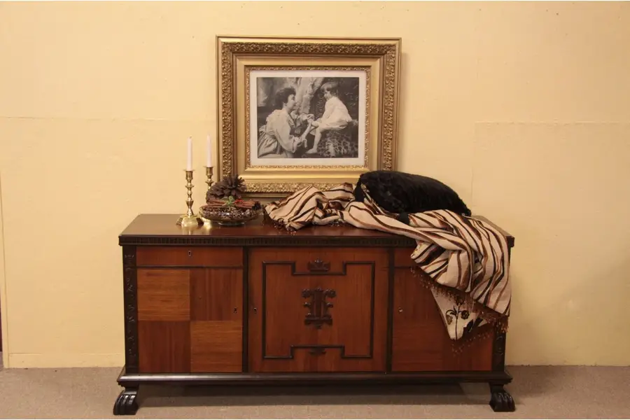 Photo of Art Deco Credenza, TV Console Cabinet