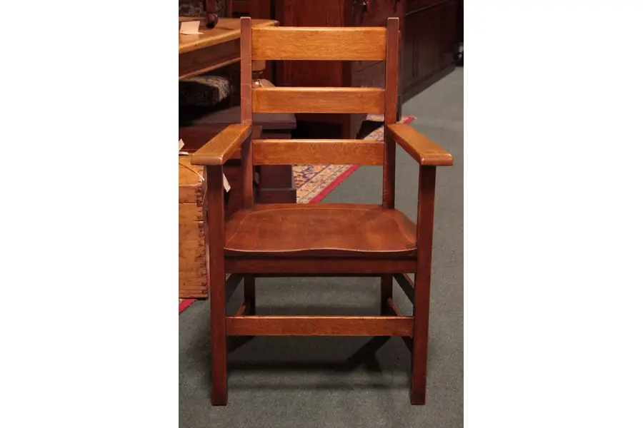 Photo of Stickley Bros. Quaint Arts & Crafts Armchair