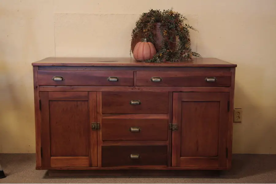 Photo of Country Baker's Cabinet or Pantry Counter