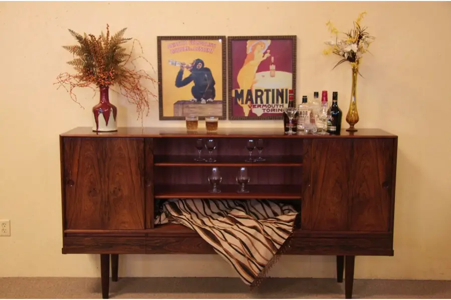 Photo of Rosewood Danish Midcentury Modern Credenza