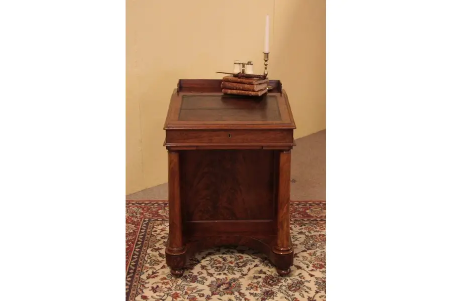 Photo of Victorian Antique Davenport or Ship Captain's Desk