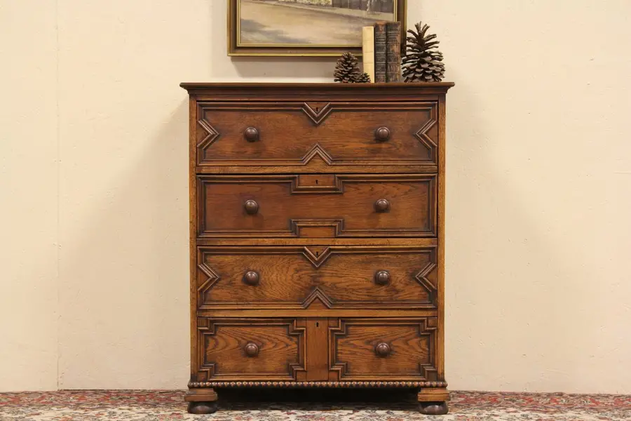 Photo of English Tudor Style Dresser