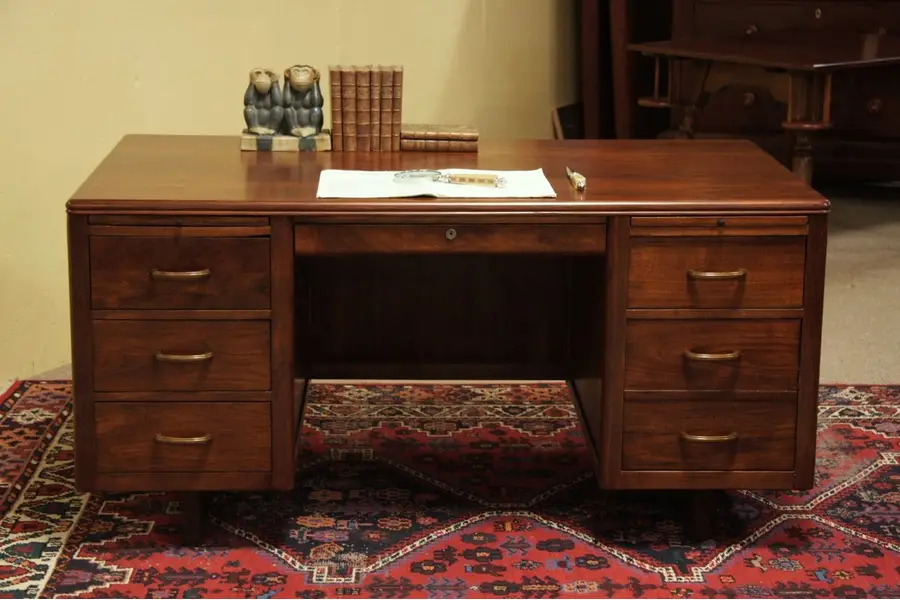 Photo of Art Deco or Moderne Executive Desk