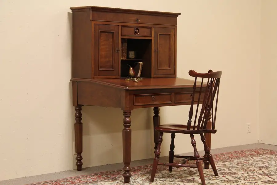 Photo of Victorian Antique 1850 Plantation Desk