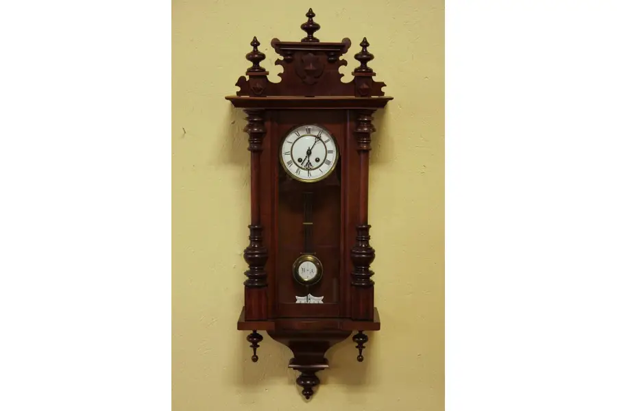 Photo of Vienna Regulator 1880 Victorian Wall Clock