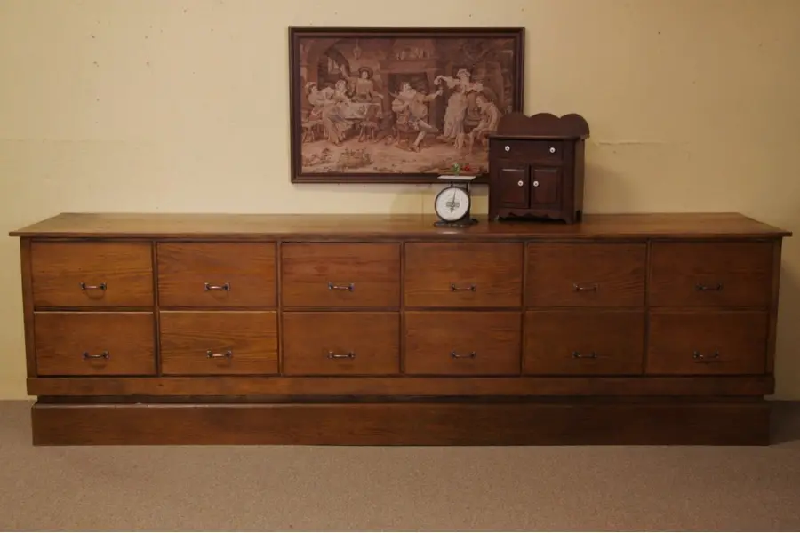 Photo of Country Pine 10' Antique Store Counter or Island
