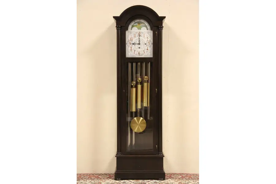 Photo of Tall Case Grandfather Clock, 1925 Westminster Tube Chime