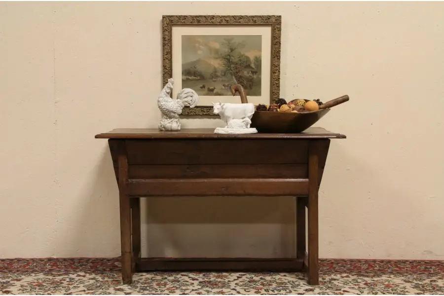 Photo of French Provincial 1850 Oak Antique Dough Box