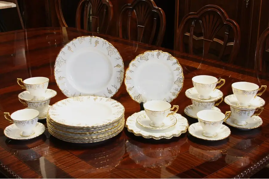 Photo of Royal Crown Derby Gold Vine English China Set