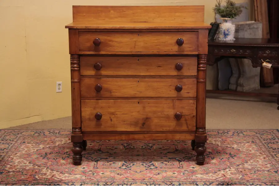 Photo of Butternut Empire Antique 1835 New England Dresser
