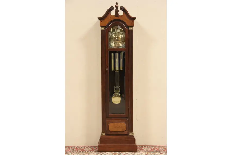 Photo of Steinway Vintage Tall Case Grandfather Clock, Hentschel Movement