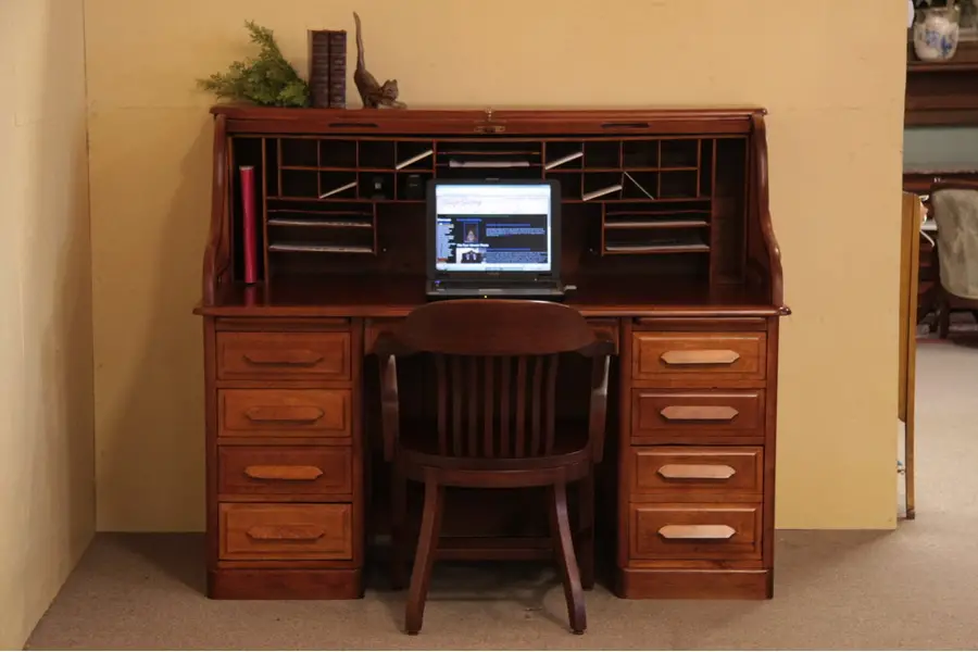 Photo of Northwestern Milwaukee Victorian Rolltop Desk