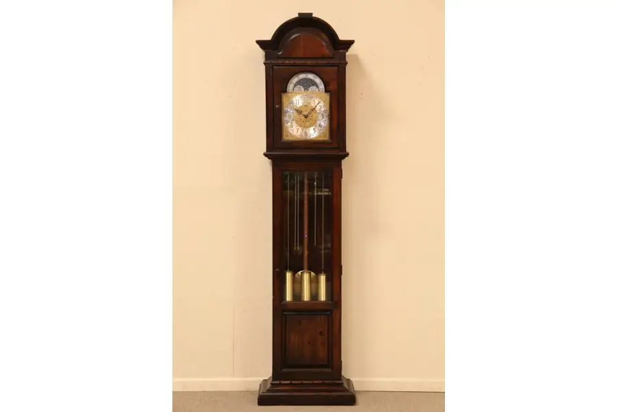 Photo of Ridgeway Tall Case Pine Grandfather Clock