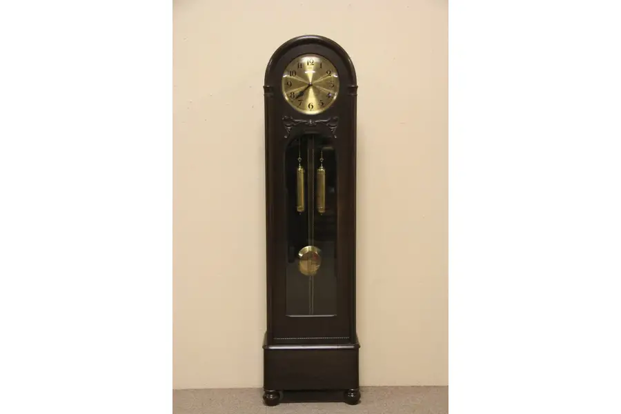 Photo of Oak 1910 Antique Germany Tall Case Grandfather Clock