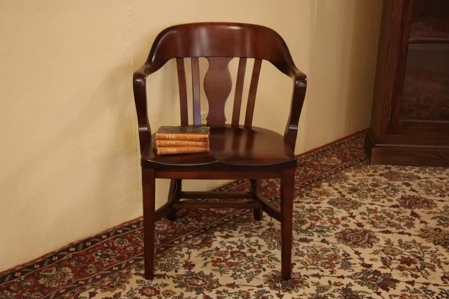 Photo of Antique Banker's Armchair
