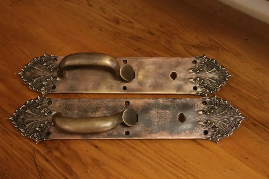 Photo of Pair of Bronze 1880 Sargent Door Handles