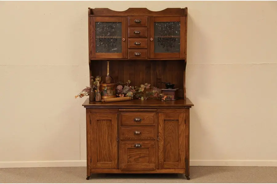 Photo of Victorian Oak Kitchen Pantry Cupboard