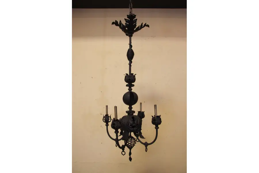 Photo of Victorian Gasolier or Gas Chandelier Fixture