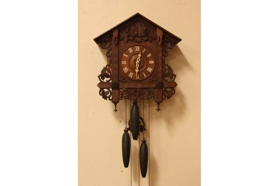 Photo of Carved Black Forest Antique Cuckoo Clock