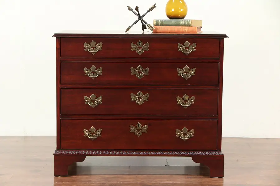 Photo of Baker Charleston Collection Mahogany Vintage Chest or Dresser