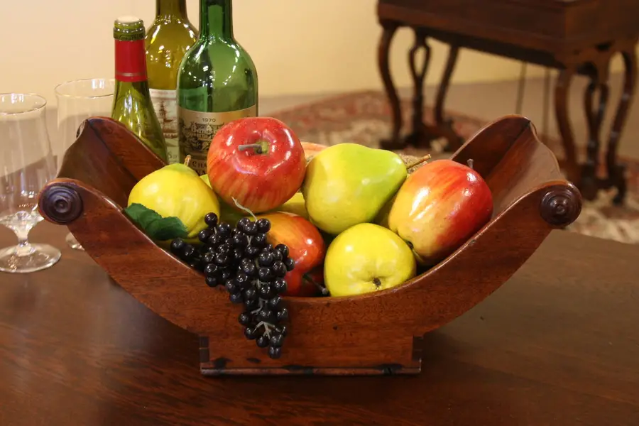 Photo of Victorian Mahogany Antique Cheese Wheel Stand, Caddy