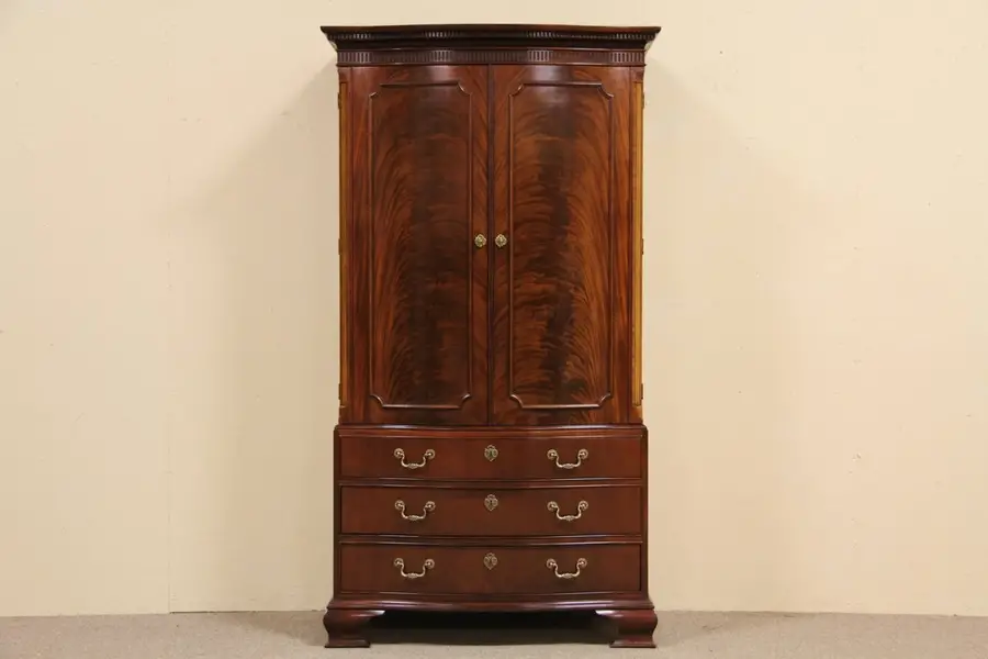 Photo of Baker Chifferobe Armoire Entertainment Center