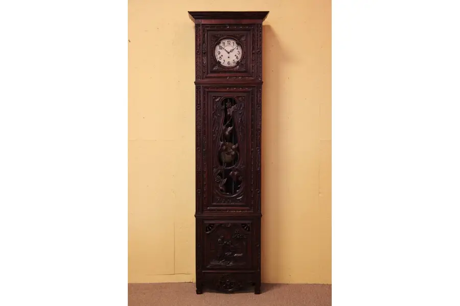 Photo of French Brittany Antique Tall Case Grandfather Clock