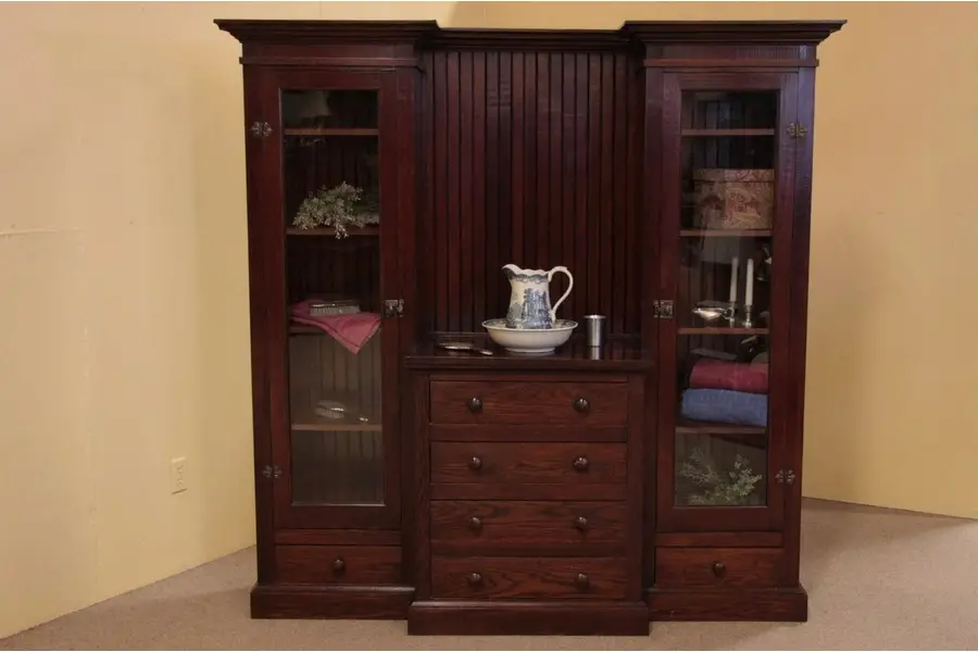 Photo of China Cabinet or Antique Sideboard Cupboard